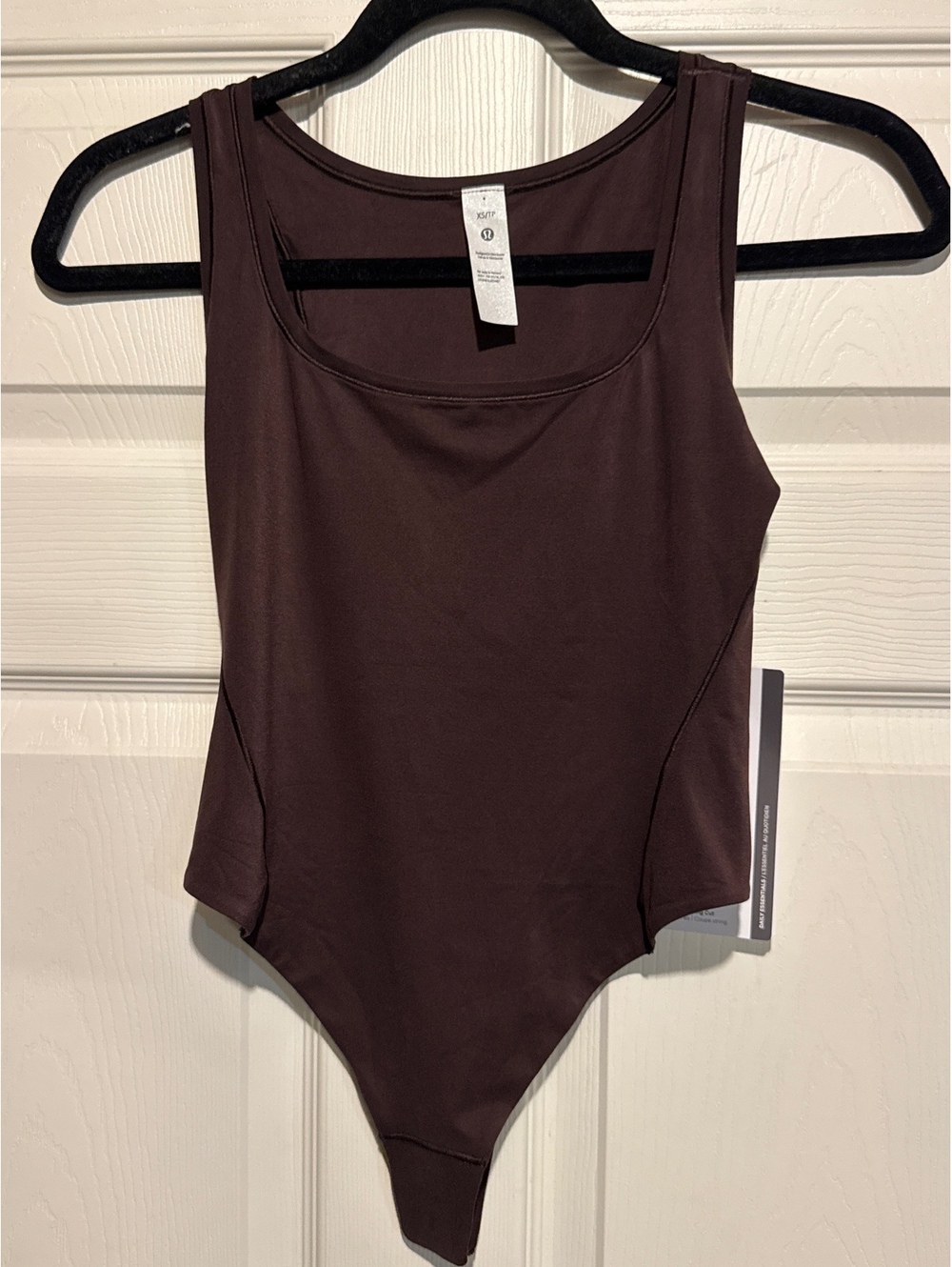 Lululemon Square Neck Bodysuit - XS French Press